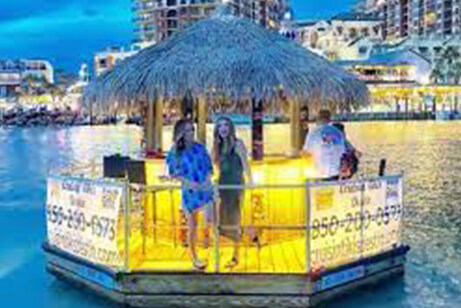 Sunset Cruise on a Tiki Boat